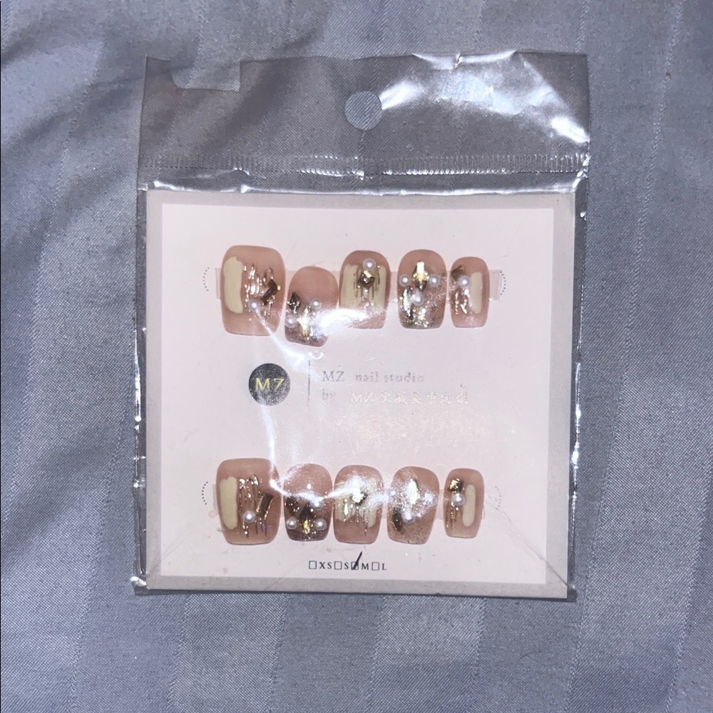 Gold and Cream Nail Studio Set